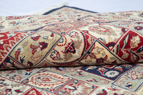 Pak-Persian Blue Hand Knotted 60 X 93  Area Rug 700-143408 Image 6