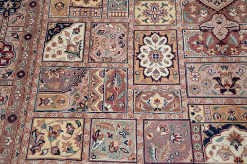 Pak-Persian Blue Hand Knotted 80 X 105  Area Rug 700-143416 Image 4