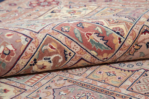 Pak-Persian Blue Hand Knotted 80 X 105  Area Rug 700-143416 Image 5