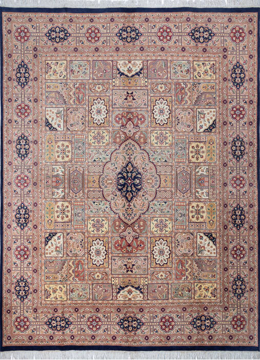 Pak-Persian Blue Hand Knotted 80 X 105  Area Rug 700-143416 Image 0