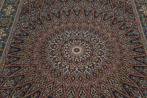 Pak-Persian Black Hand Knotted 62 X 92  Area Rug 700-143417 Image 3