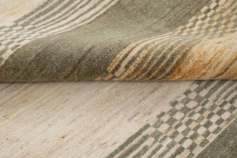 Gabbeh Multicolor Hand Knotted 65 X 97  Area Rug 700-143448 Image 6
