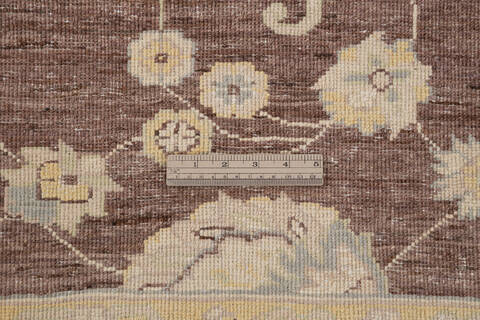Chobi Brown Hand Knotted 68 X 98  Area Rug 700-143452 Image 7