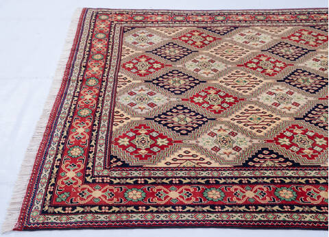 Khan Mohammadi Multicolor Hand Knotted 64 X 97  Area Rug 700-143459 Image 3