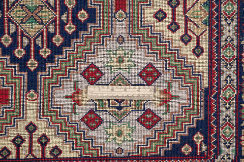 Khan Mohammadi Multicolor Hand Knotted 64 X 97  Area Rug 700-143459 Image 7