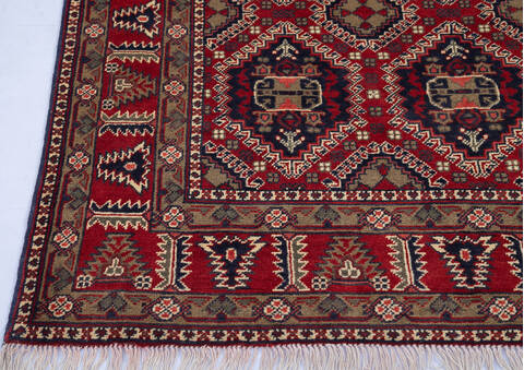 Khan Mohammadi Multicolor Hand Knotted 68 X 98  Area Rug 700-143466 Image 5