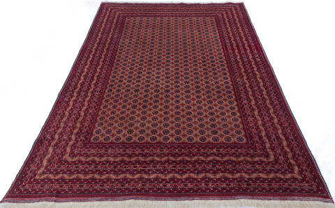 Khan Mohammadi Brown Hand Knotted 65 X 95  Area Rug 700-143467 Image 1