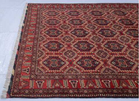 Khan Mohammadi Multicolor Hand Knotted 69 X 98  Area Rug 700-143470 Image 4