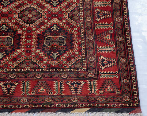 Khan Mohammadi Multicolor Hand Knotted 69 X 98  Area Rug 700-143470 Image 5