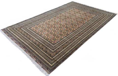 Khan Mohammadi Beige Hand Knotted 67 X 103  Area Rug 700-143472 Image 2