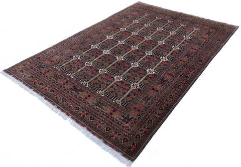 Khan Mohammadi Multicolor Hand Knotted 66 X 93  Area Rug 700-143473 Image 2