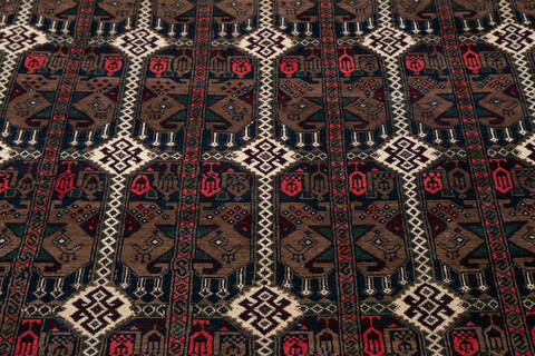 Khan Mohammadi Multicolor Hand Knotted 66 X 93  Area Rug 700-143473 Image 3