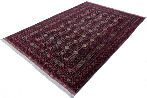 Khan Mohammadi Multicolor Hand Knotted 68 X 93  Area Rug 700-143474 Image 3