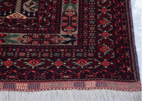 Khan Mohammadi Multicolor Hand Knotted 68 X 93  Area Rug 700-143474 Image 6