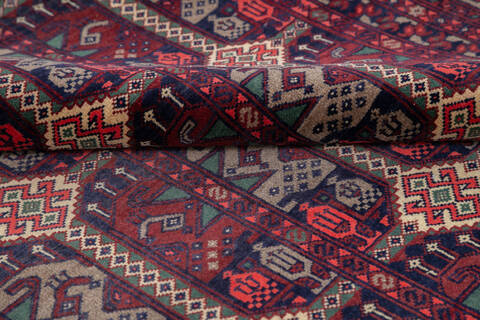 Khan Mohammadi Multicolor Hand Knotted 68 X 93  Area Rug 700-143474 Image 7