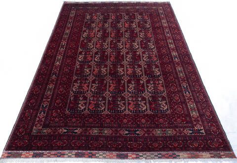 Khan Mohammadi Multicolor Hand Knotted 64 X 98  Area Rug 700-143476 Image 1