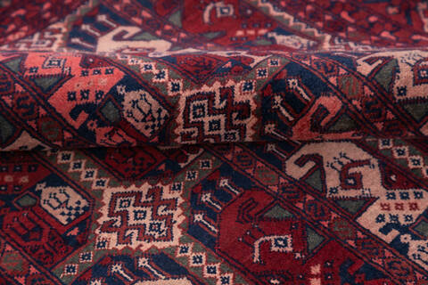 Khan Mohammadi Multicolor Hand Knotted 64 X 98  Area Rug 700-143476 Image 6
