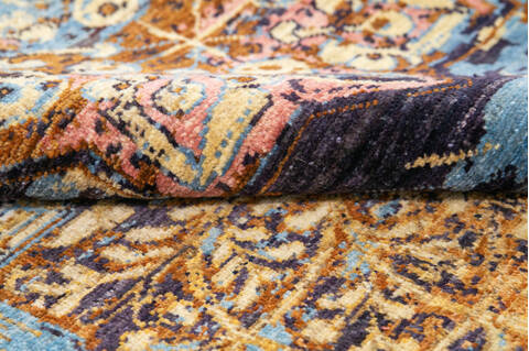 Modern Multicolor Hand Knotted 60 X 810  Area Rug 700-144871 Image 6