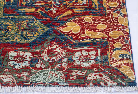 Modern Red Hand Knotted 40 X 510  Area Rug 700-144879 Image 3