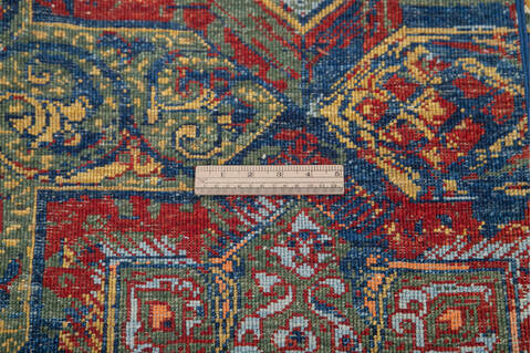 Modern Red Hand Knotted 40 X 510  Area Rug 700-144879 Image 6