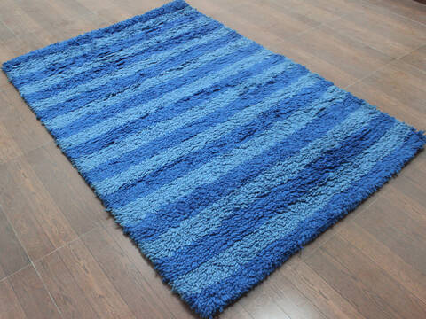 Shaggy Blue Shaggy 46 X 66  Area Rug 902-144888 Image 1