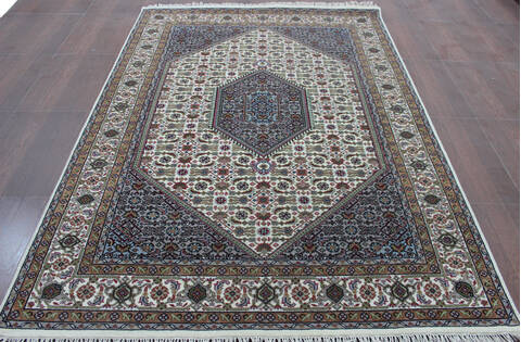 Bidjar Beige Hand Knotted 56 X 80  Area Rug 902-144927 Image 3