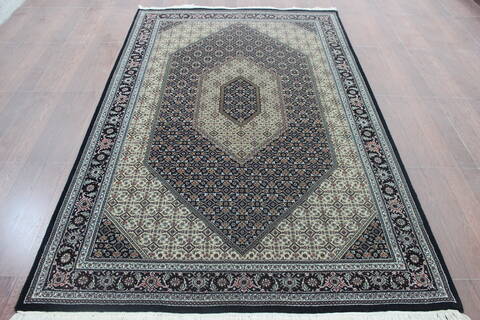 Bidjar Beige Hand Knotted 52 X 81  Area Rug 902-144929 Image 3