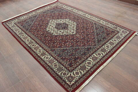 Bidjar Red Hand Knotted 59 X 710  Area Rug 902-144933 Image 1