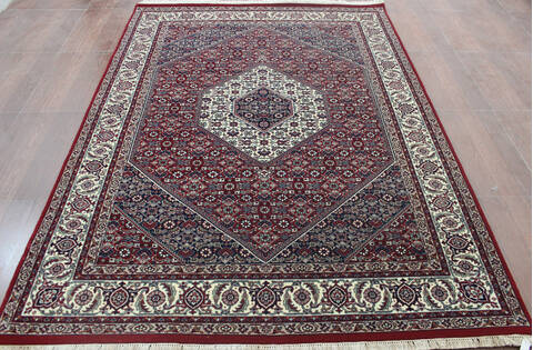 Bidjar Red Hand Knotted 59 X 710  Area Rug 902-144933 Image 3