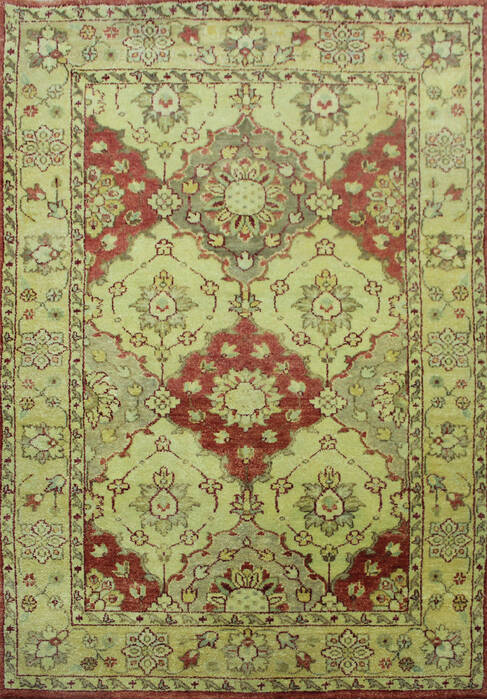 Bakhtiar Multicolor Hand Knotted 40 X 60  Area Rug 902-144934 Image 0