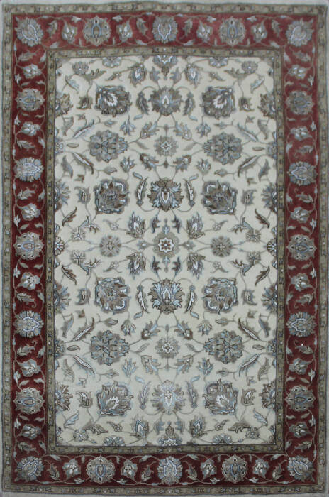 Kashan Red Hand Knotted 40 X 60  Area Rug 902-144935 Image 0