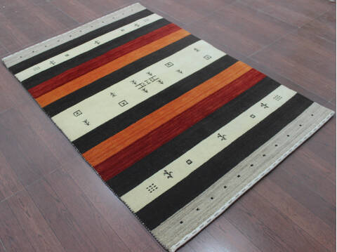 Luri Multicolor Hand Loomed 40 X 60  Area Rug 902-144952 Image 1