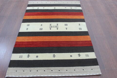 Luri Multicolor Hand Loomed 40 X 60  Area Rug 902-144952 Image 2