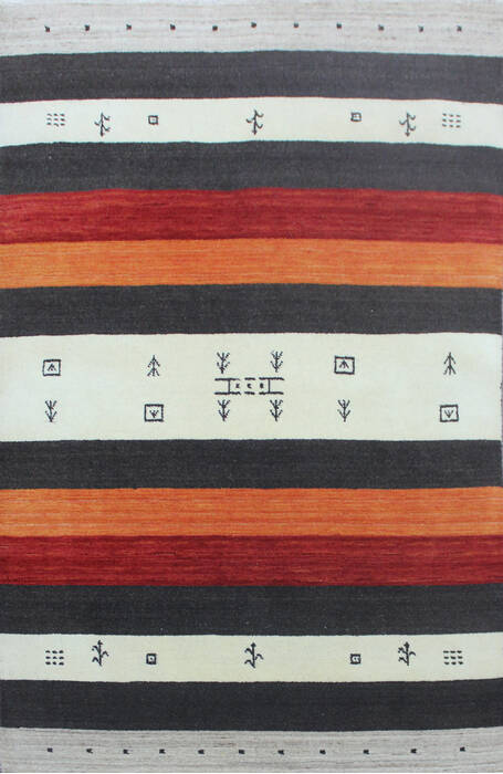Luri Multicolor Hand Loomed 40 X 60  Area Rug 902-144952 Image 0