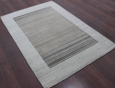 Luri Grey Hand Loomed 40 X 60  Area Rug 902-144954 Image 1