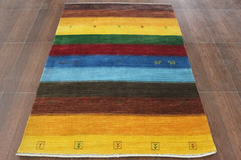 Luri Multicolor Hand Loomed 40 X 60  Area Rug 902-144955 Image 1