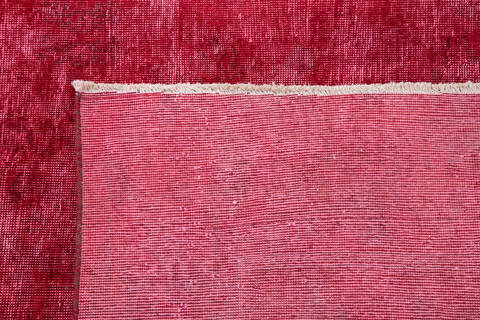 Overdyed Red Hand Knotted 63 X 91  Area Rug 700-145014 Image 6