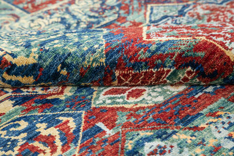 Modern Red Hand Knotted 40 X 60  Area Rug 700-145031 Image 4