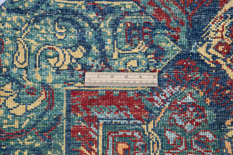 Modern Red Hand Knotted 40 X 60  Area Rug 700-145031 Image 5