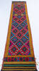 Kilim Multicolor Runner Hand Knotted 22 X 97  Area Rug 700-145046 Thumb 1