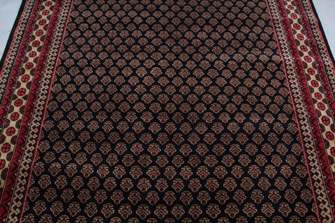 Bokhara Black Hand Knotted 511 X 811  Area Rug 905-145121 Image 5