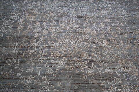 Jaipur Grey Hand Knotted 81 X 100  Area Rug 905-145122 Image 6