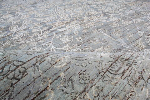 Jaipur Grey Hand Knotted 81 X 100  Area Rug 905-145122 Image 9