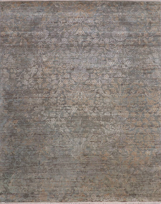 Jaipur Grey Hand Knotted 81 X 100  Area Rug 905-145122 Image 0