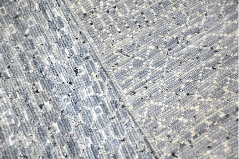 Modern-Contemporary Grey Runner Hand Knotted 27 X 1110  Area Rug 904-145148 Image 5