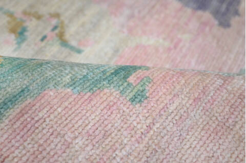 Modern-Contemporary Multicolor Hand Knotted 810 X 119  Area Rug 904-145167 Image 8