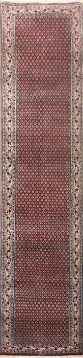 Persian Red Runner Hand Knotted 26 X 200  Area Rug 902-145185 Image 0