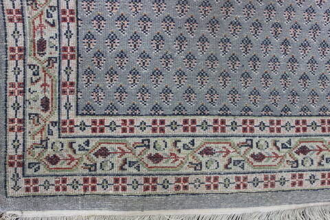 Persian Grey Hand Knotted 30 X 50  Area Rug 902-145191 Image 3