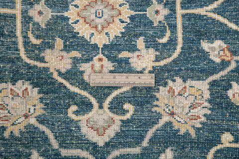 Chobi Green Hand Knotted 67 X 99  Area Rug 700-145234 Image 7