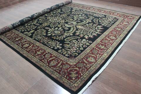 Kashan Multicolor Hand Knotted 90 X 120  Area Rug 902-145254 Image 2